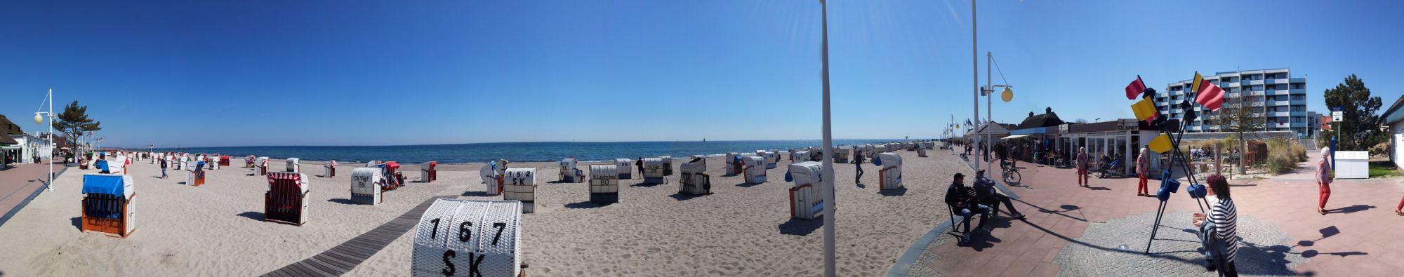 Strandpanorama Dahme